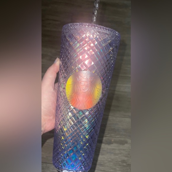 Starbucks Mexico Jeweled Unicorn Crystal Iridescent Studded Tumbler Cup 24oz NWT - Picture 10 of 12